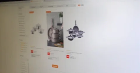 Online shopping from computer 3 Stock Footage 118995778