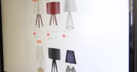 Online shopping from computer 8 Stock Footage 118998581