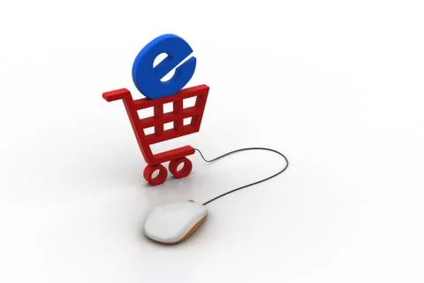 Online shopping concept Stock Illustration