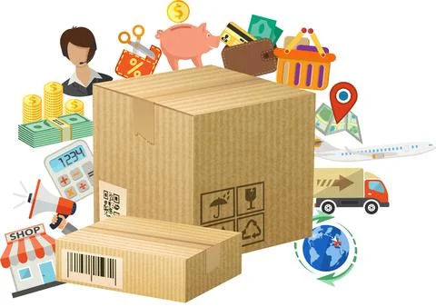 Online Shopping Concept Stock Illustration