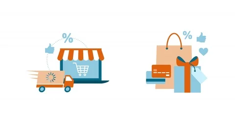 Online shopping Stock Footage 81757501