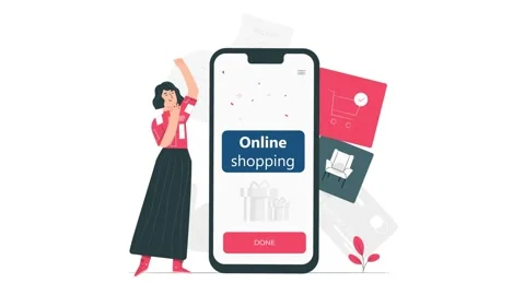 Online shopping Stock Footage 265835854