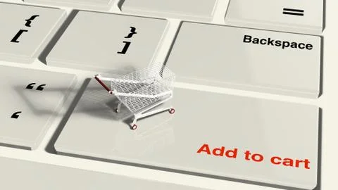 Online shopping is the future Illustrazione stock
