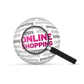 Online shopping Stock Illustration