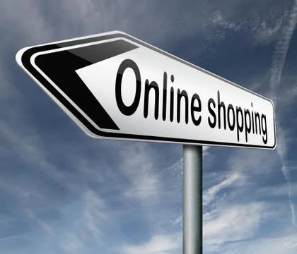 Online shopping Illustrazione stock