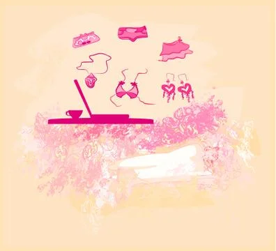 Online shopping Stock Illustration