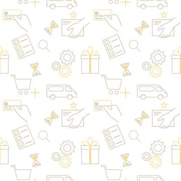 Online shopping Ilustración de archivo