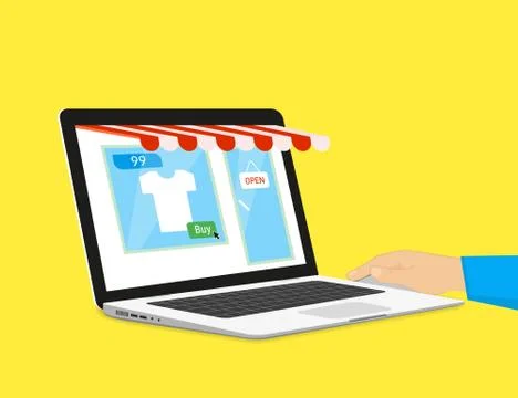 Online shopping Stock Illustration