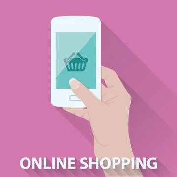 Online shopping Stock Illustration