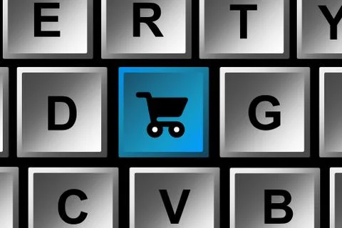 Online shopping Stock Illustration