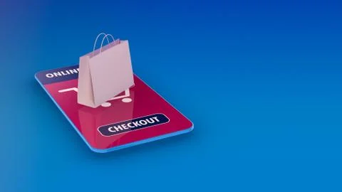 Online shopping Stock-Illustration