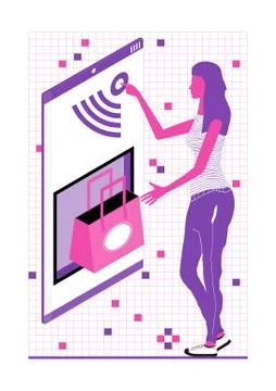 Online shopping Stock Illustration