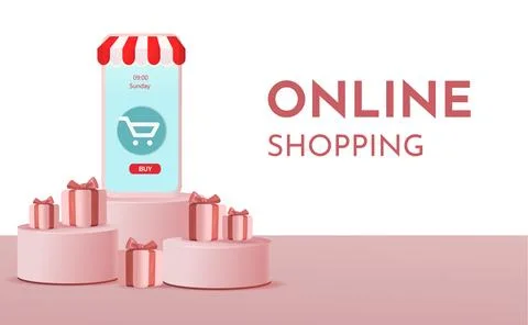 Online Shopping Stock Illustration
