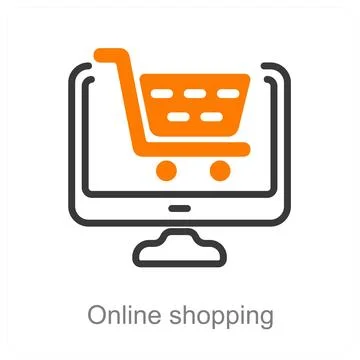 Online shopping Stock Illustration