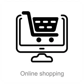Online shopping Stock Illustration