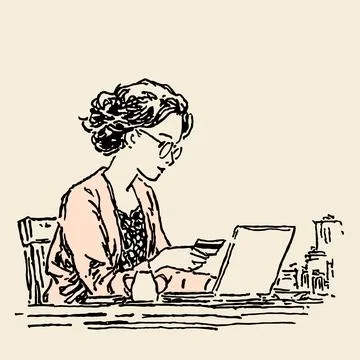 Online shopping Stock Illustration
