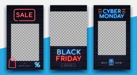 Online shopping insta Stock Illustration