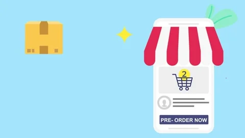 Online shopping in mobile app with express shipping Ecommerce and retail  Stock Footage 240861708