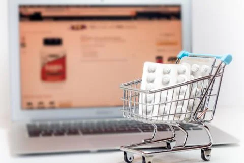 Online shopping Stock Photos