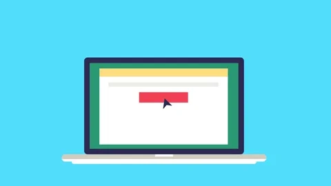 Online shopping process, buying eCommerce product from laptop animation. Stock Footage 243627199