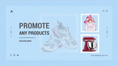Online Shopping Promo Stock After Effects