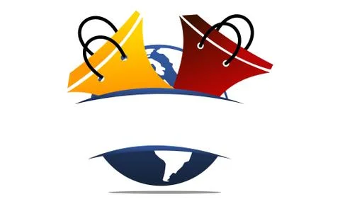 Online Shopping Template Stock-Illustration