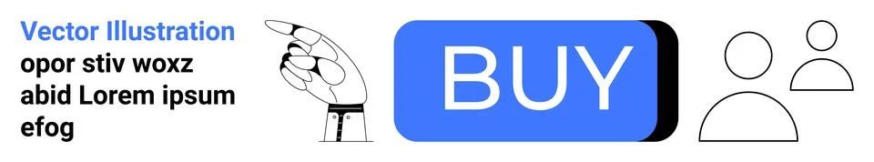 Online shopping, user interface, e-commerce, digital interaction, technology  Stockillustratie