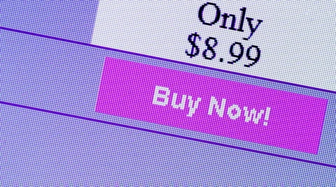 Online shopping web sites Stock Footage