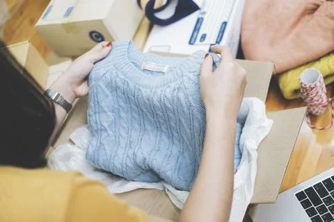 Online small business owner. Stock Photos
