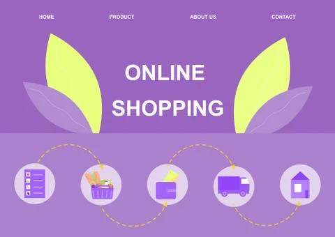 Online store concept Stock Illustration