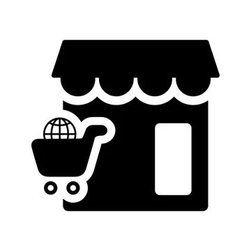 Online Store icon. Stock Illustration