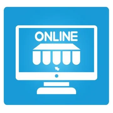 Online store Stock Illustration
