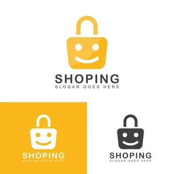 Online Store Logo Design Stock Illustration