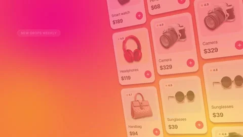 Online Store Promo | E-commerce Shop &amp; Shopping App Video Stock After Effects