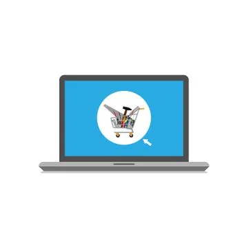 Online store of tools Stock Illustration