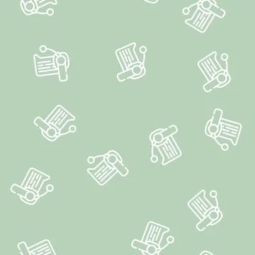 Online support advice line vector seamless pattern イラスト素材