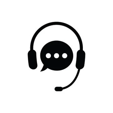 Online support, call operator icon 库存插图