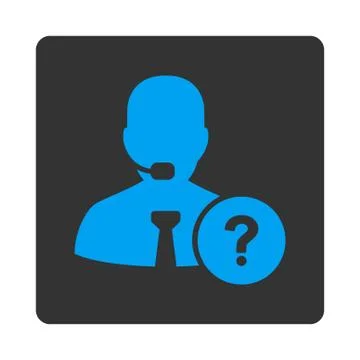 Online support icon Stock Illustration