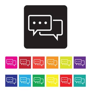 Online support icon Illustrazione stock