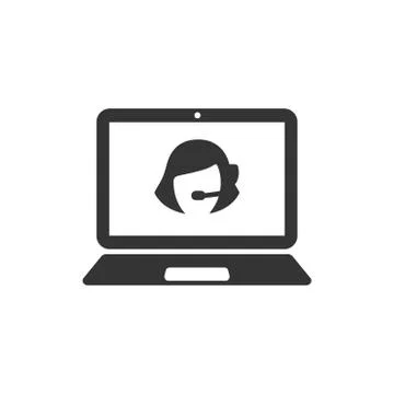 Online Support Icon Stock Illustration