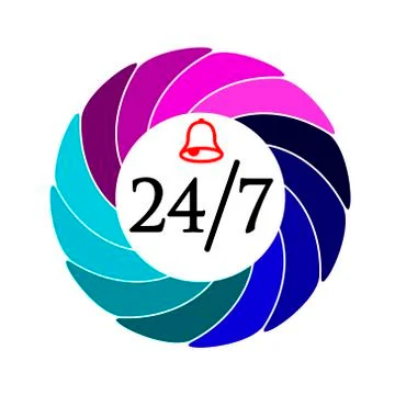 Online support Stock Illustration