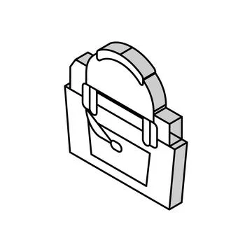 Online support isometric icon vector illustration Stock Illustration