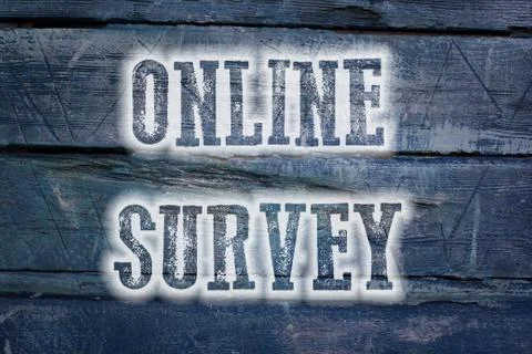 Online survey concept Stock Illustration