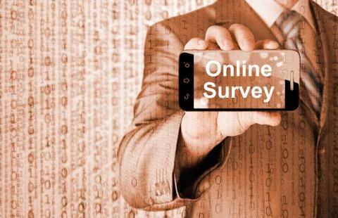Online survey Stock Illustration