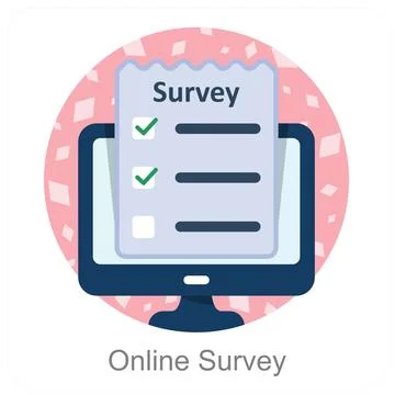 Online Survey Stock Illustration