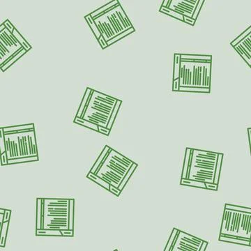 Online survey line vector seamless pattern 스톡 일러스트