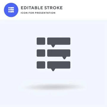 Online Test icon vector, filled flat sign, solid pictogram isolated on white Stock Illustration