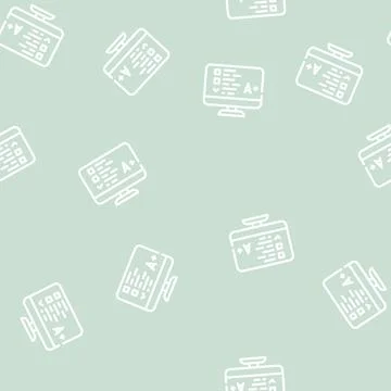 Online test line icon vector black illustration イラスト素材