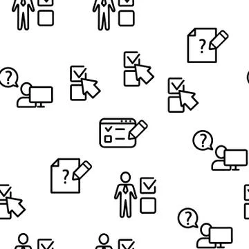 Online Test Vector Seamless Pattern Stockillustratie