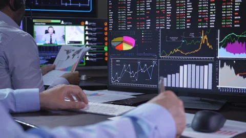 Online Trading  Video stock 202135913